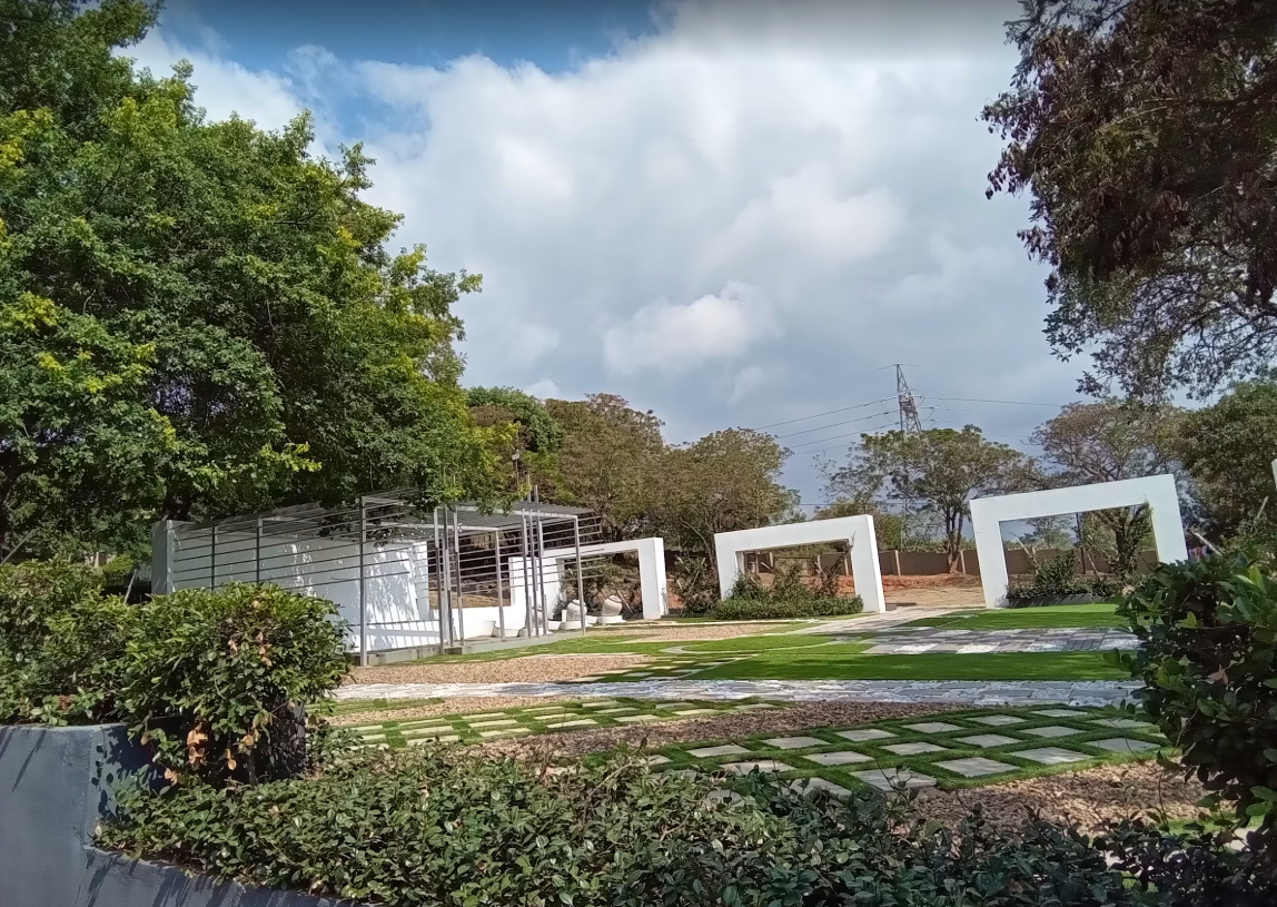 Wedding arches in the matrimonial garden
